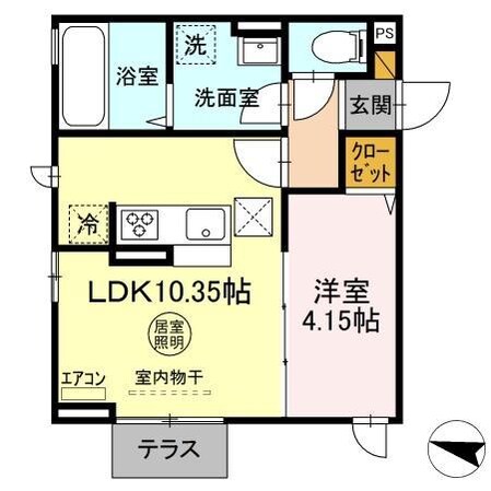 エスカレーズの物件間取画像